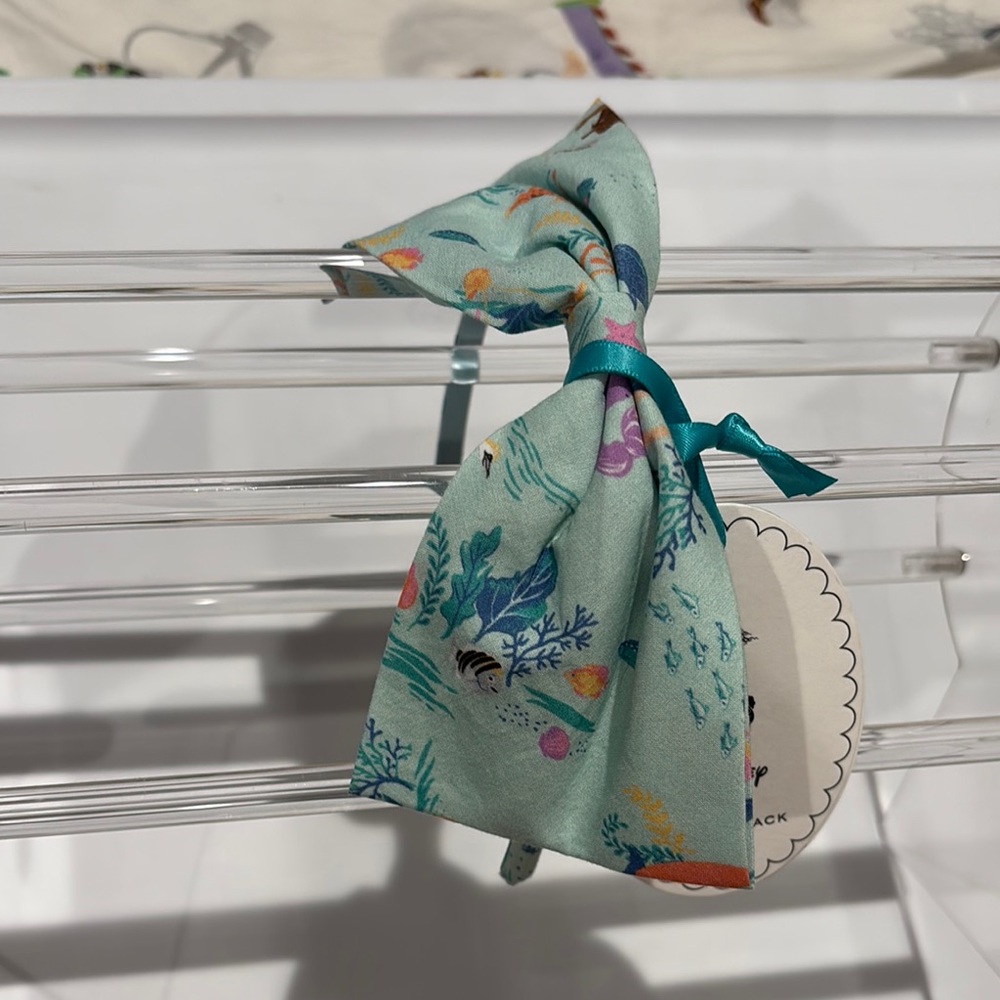 Janie and Jack x Disney The Little Mermaid Bow Headband NWT - Picture 1 of 7